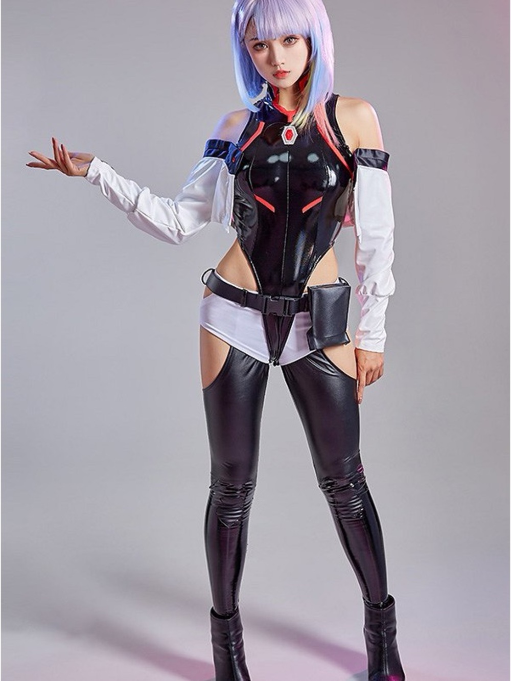 Lucy cyberpunk cosplay and wig
